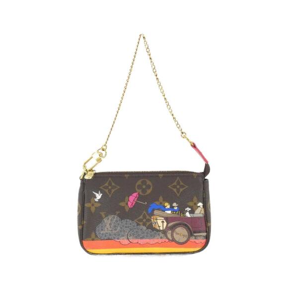 LOUIS VUITTON Brown Monogram Pochette Pouch